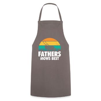 Lustige Rasenpflege Papa T-shirt - Kochschürze - Grau - Vorne - AI Model Male 185 dark (185cm)