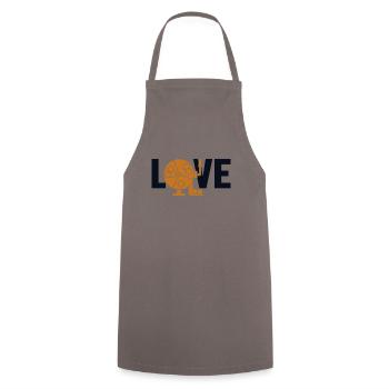 Bingo Love Professional Caller Daubers Bingo - Cooking Apron - grey - Front - AI Model Male 185 dark (185cm)