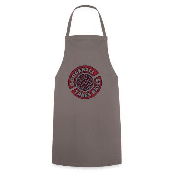 Dodgeball Takes Balls Prisonball Team Game Player - Cooking Apron - grey - Front - AI Model Male 185 dark (185cm)