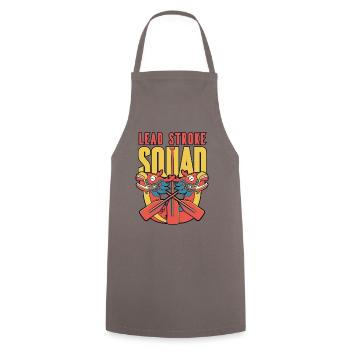 Lead Stroke Squad Paddler Drummer Team Lover - Cooking Apron - grey - Front - AI Model Male 185 dark (185cm)