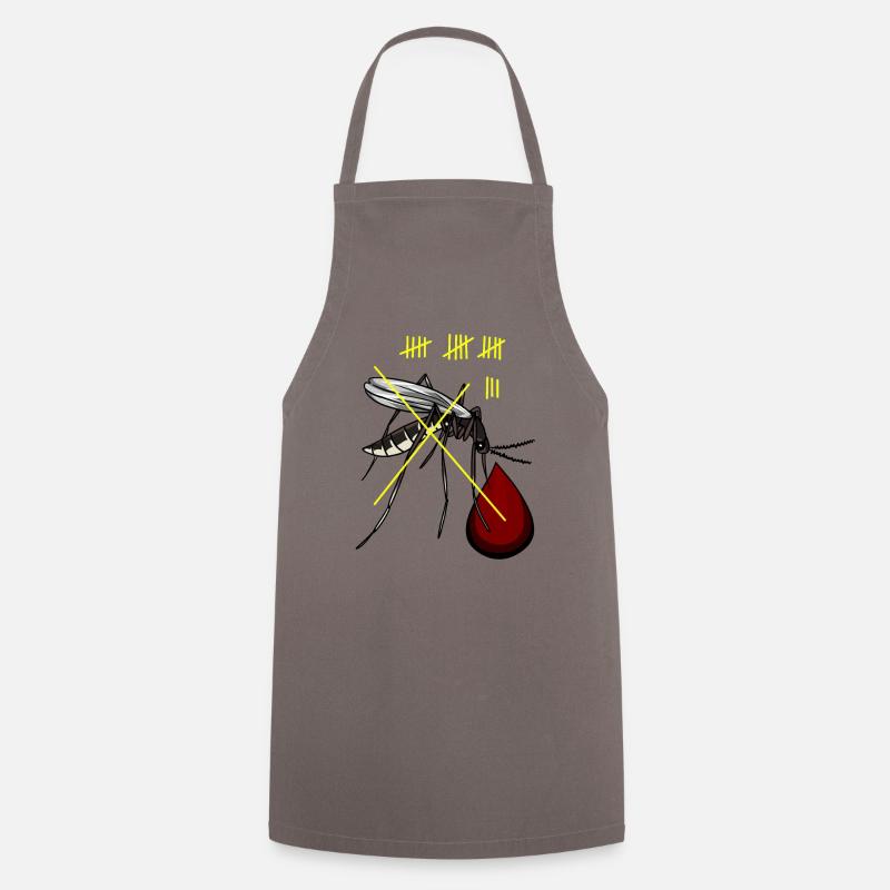 Moustiques chasse moustiques insectes suceurs de sang sang - Tablier de cuisine - gris