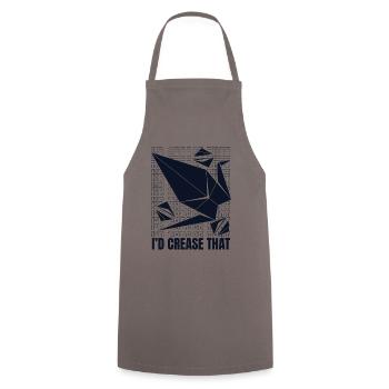 Je plierais ce hibou grue en papier Folding Master - Tablier de cuisine - gris - Devant - AI Model Male 185 dark (185cm)