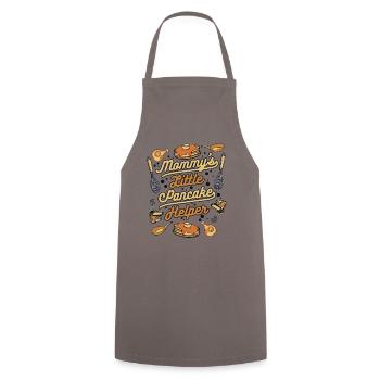 Recettes d’aide aux petites crêpes de maman Flapjack - Tablier de cuisine - gris - Devant - AI Model Male 185 dark (185cm)
