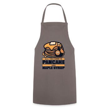 All You Need Is Pancake And Maple Syrup Lover - Cooking Apron - grey - Front - AI Model Male 185 dark (185cm)