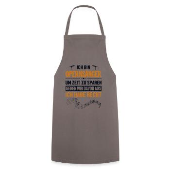Opernsänger hat immer Recht Opera House Lover - Tablier de cuisine - gris - Devant - AI Model Male 185 dark (185cm)