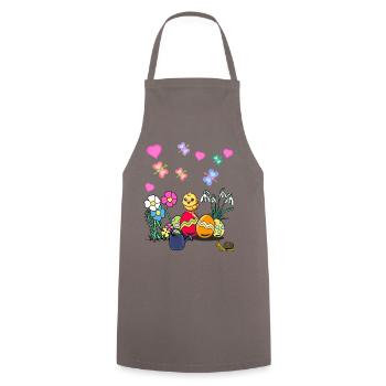 Poussin de Pâques Oeufs de Pâques Enfants Enfant - Tablier de cuisine - gris - Devant - AI Model Male 185 dark (185cm)