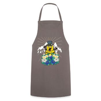 Tyrolean Bumblebee Bee Bees Insect Austria Child - Cooking Apron - grey - Front - AI Model Male 185 dark (185cm)