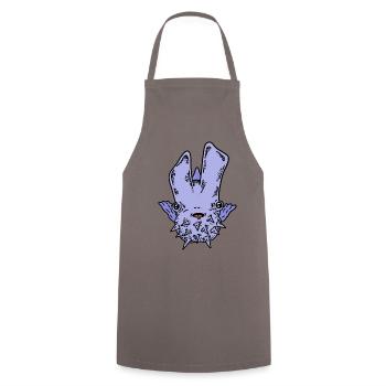 Fascinante pieuvre de lune méduse - Tablier de cuisine - gris - Devant - AI Model Male 185 dark (185cm)