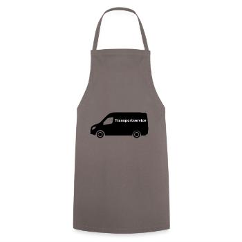 Transport service delivery service package delivery - Cooking Apron - grey - Front - AI Model Male 185 dark (185cm)