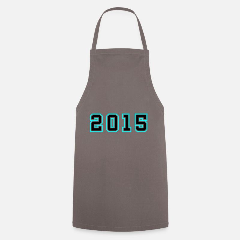 2015 Year Birthday - Cooking Apron - grey