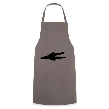 Épandeur de service d'incendie - Tablier de cuisine - gris - Devant - AI Model Male 185 dark (185cm)