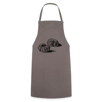Viande de tomate Tomate Ficarazzi - Tablier de cuisine - gris - Devant - AI Model Male 185 dark (185cm)