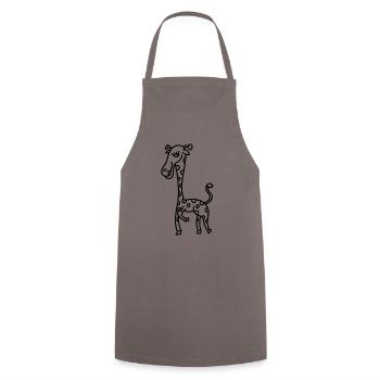 Anti-Zoo Fifteen - Cooking Apron - grey - Front - AI Model Male 185 dark (185cm)