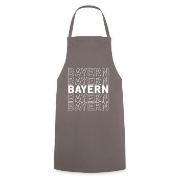 Bayern Love - Kochschürze - Grau - Vorne - AI Model Male 185 dark (185cm)