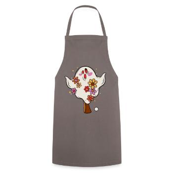 Table Tennis Halloween Spirit Halloween Disguise - Cooking Apron - grey - Front - AI Model Male 185 dark (185cm)