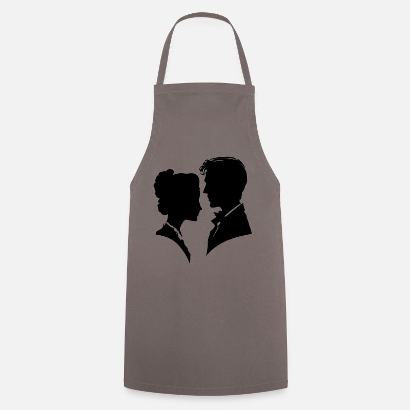Mariage de couple Mariage de couple - Tablier de cuisine - gris