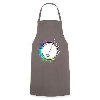 Golf Sport Symbol - Kochschürze - Grau - Vorne - AI Model Male 185 dark (185cm)