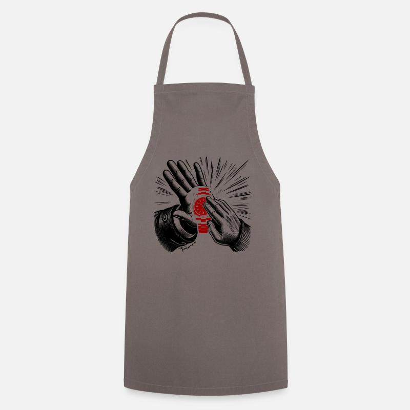 No boring watches - Cooking Apron - grey
