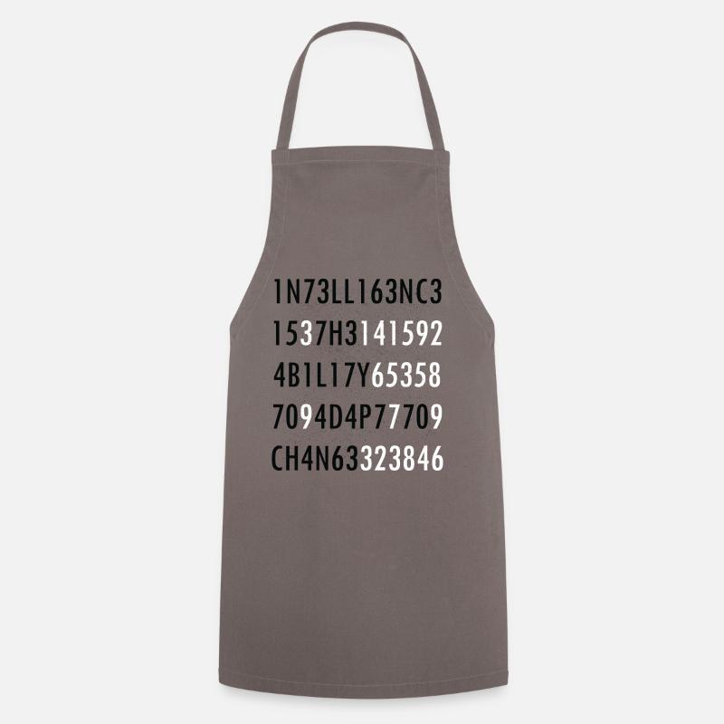 Intelligence-Citation from Science Intelligence Nerd - Cooking Apron - grey