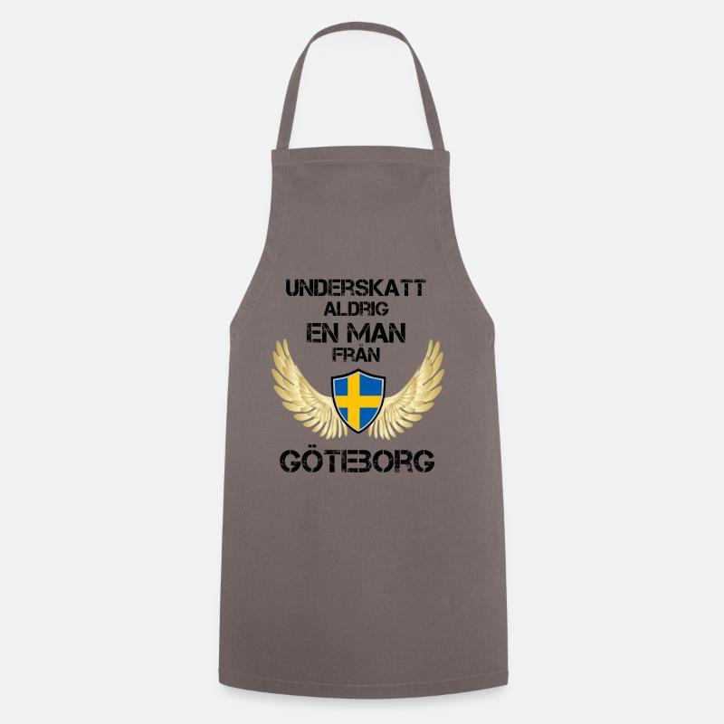 Göteborg - Tablier de cuisine - gris