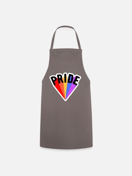 PRIDE LGBTQ+ MOTIVE - Kochschürze - Grau