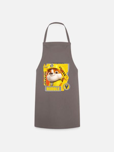 Paw Patrol Rubble Charakterdesign - Kochschürze - Grau