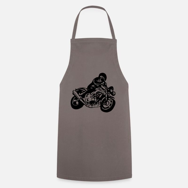 motorcycle - Cooking Apron - grey