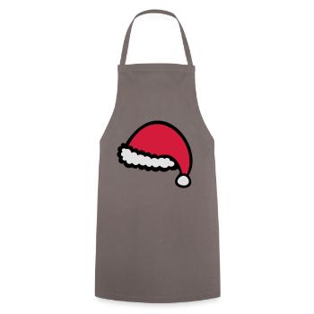 Noël a - Tablier de cuisine - gris - Devant - AI Model Male 185 dark (185cm)
