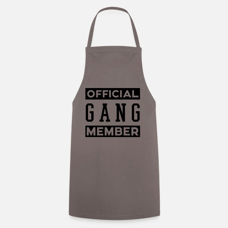 Official Gang Member - Tablier de cuisine - gris