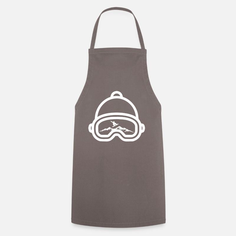 Snowboard Snowboarder - Kochschürze - Grau