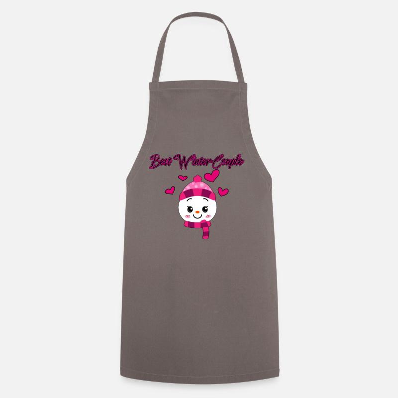 Couple Winters - Cooking Apron - grey