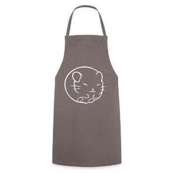 Hund Dog - Cooking Apron - grey - Front - AI Model Male 185 dark (185cm)
