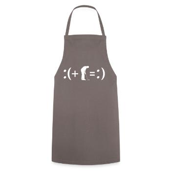 Minigolf makes me happy, happiness formula - Cooking Apron - grey - Front - AI Model Male 185 dark (185cm)