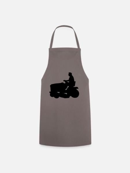 riding mower - Kochschürze - Grau