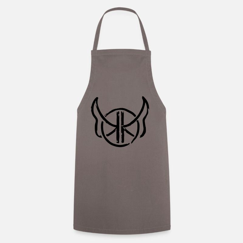 KoboldKroniken Black Logo - Cooking Apron - grey