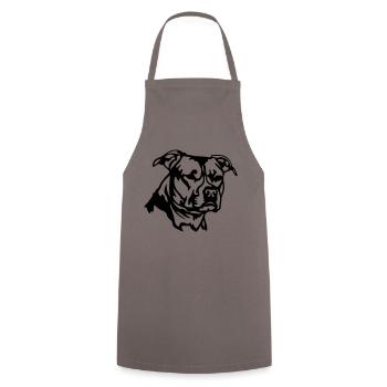 ares - Tablier de cuisine - gris - Devant - AI Model Male 185 dark (185cm)