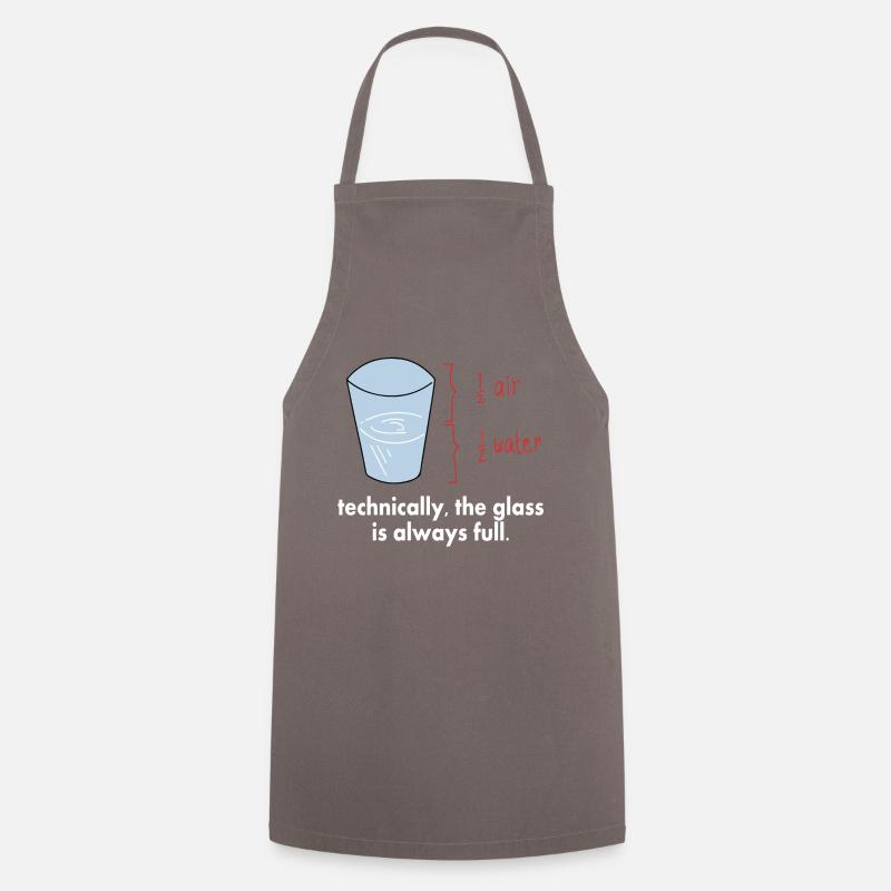 Mathematics funny - Cooking Apron - grey
