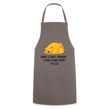 2541614 129996413 cat - Cooking Apron - grey - Front - AI Model Male 185 dark (185cm)