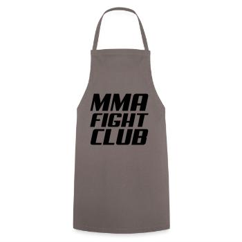 mma - Kochschürze - Grau - Vorne - AI Model Male 185 dark (185cm)