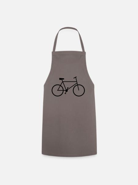 vélo - Tablier de cuisine - gris