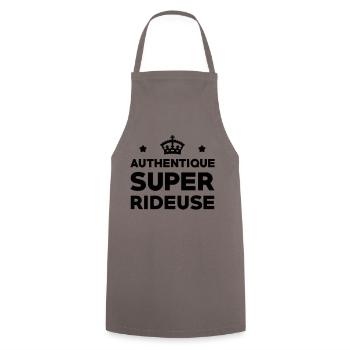 Rider / Ride / Rideuse / Sport Extrême - Tablier de cuisine - gris - Devant - AI Model Male 185 dark (185cm)