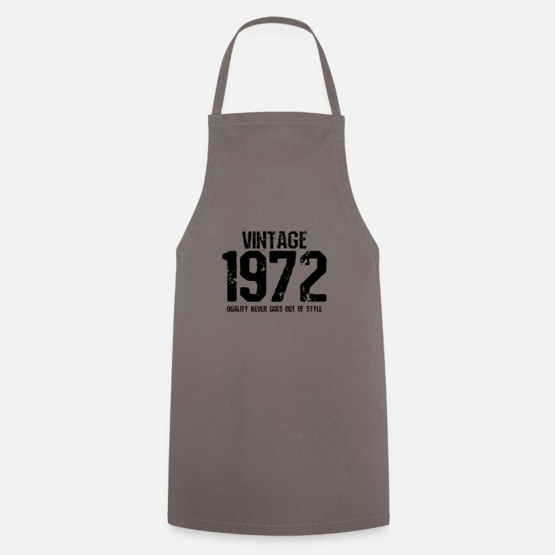 1972 - Tablier de cuisine - gris