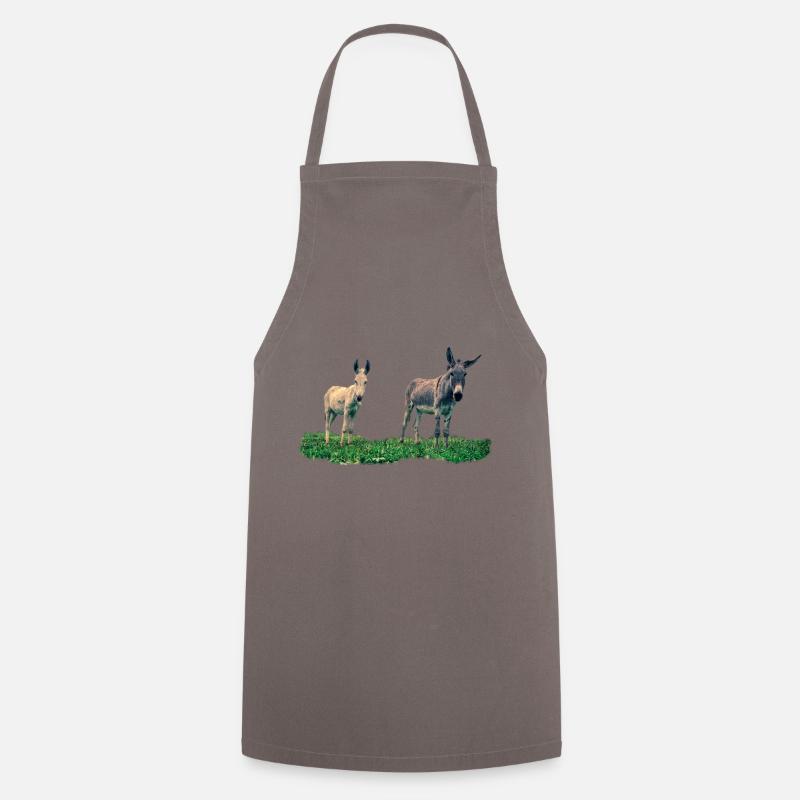 donkey - donkey - Cooking Apron - grey