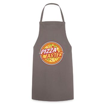 Pizzameister Hobby Pizzakoch Italienisches Essen - Kochschürze - Grau - Vorne - AI Model Male 185 dark (185cm)