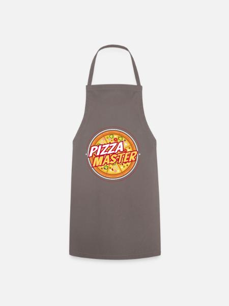 Pizza Master Hobby Pizza Chef Italian Food - Cooking Apron - grey