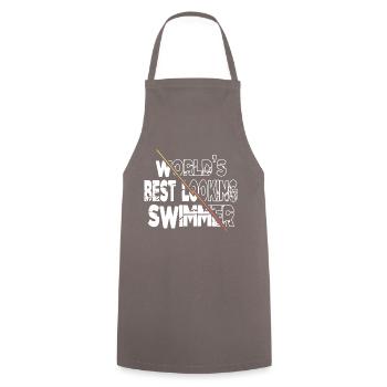 t-shirts de piscine intérieure de triathlon - Tablier de cuisine - gris - Devant - AI Model Male 185 dark (185cm)