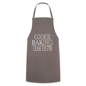 beards bday christmas present cake decorator beard - Kochschürze - Grau - Vorne - AI Model Male 185 dark (185cm)