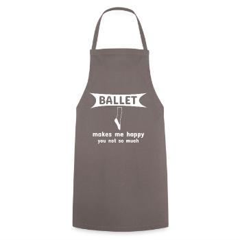 Danse Danse Musique - Tablier de cuisine - gris - Devant - AI Model Male 185 dark (185cm)