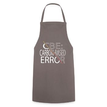 funny birthday present and free wifi - Cooking Apron - grey - Front - AI Model Male 185 dark (185cm)