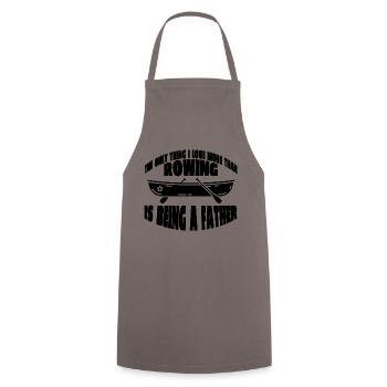 Rowing Rowing Rowing Rowing Club Rowing Team - Cooking Apron - grey - Front - AI Model Male 185 dark (185cm)